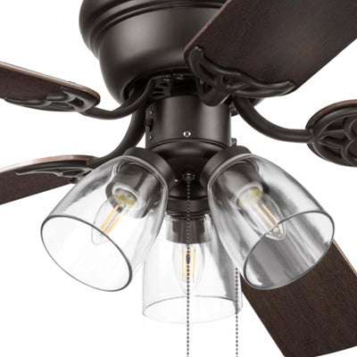 Portage Bay Renton Ceiling Fan with Reversible Motor, 52 Inch, Bronze (Open Box) - VMInnovations