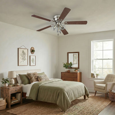Portage Bay Renton Ceiling Fan with Quiet, Reversible Motor, 52" (Open Box) - VMInnovations