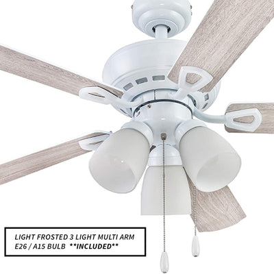 Portage Bay Miller Park Ceiling Fan w/5 Reversible Blades & Motor, 44"(Open Box)