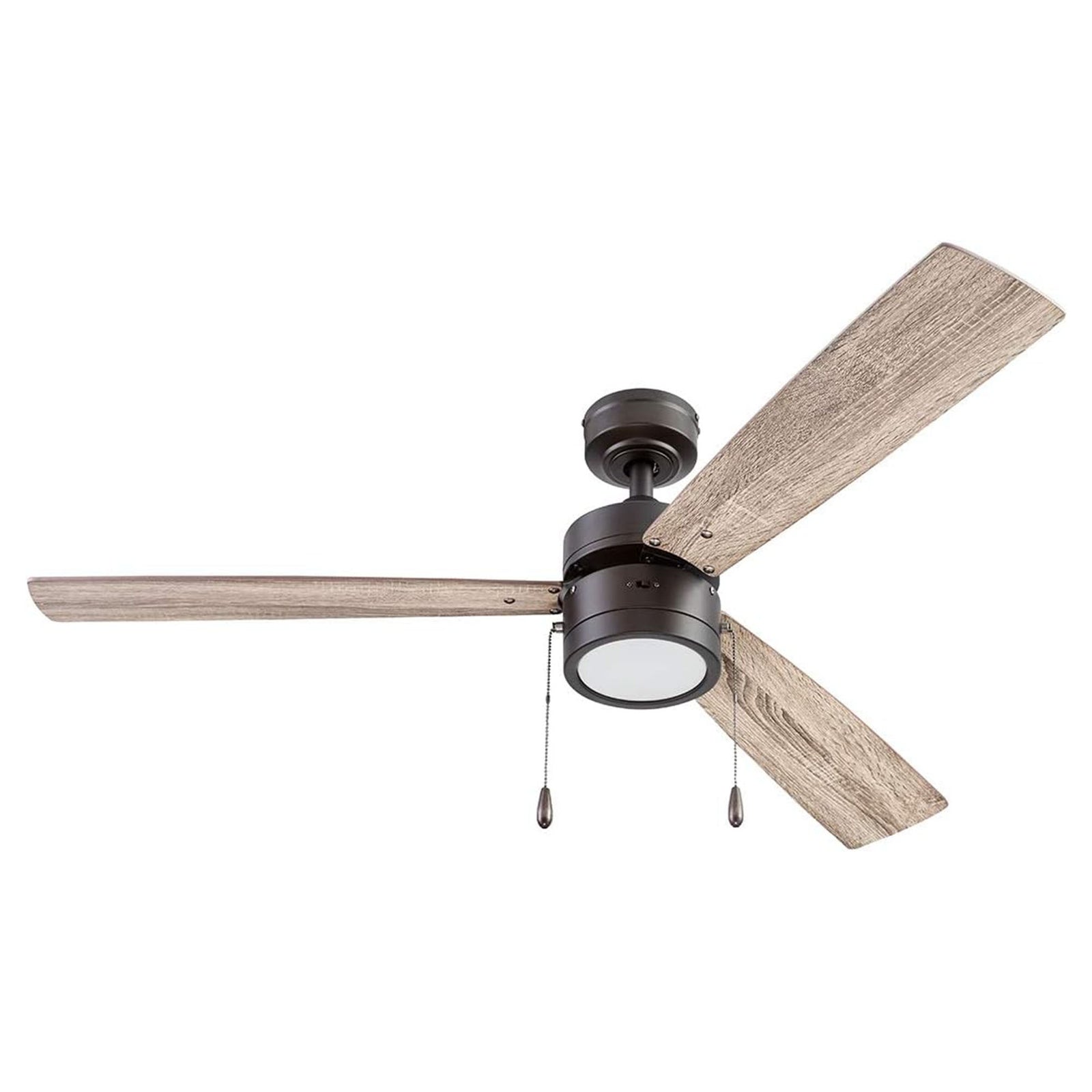 Portage Bay Madrona Indoor Ceiling Fan, Quiet, Reversible Motor, 52", Bronze - VMInnovations