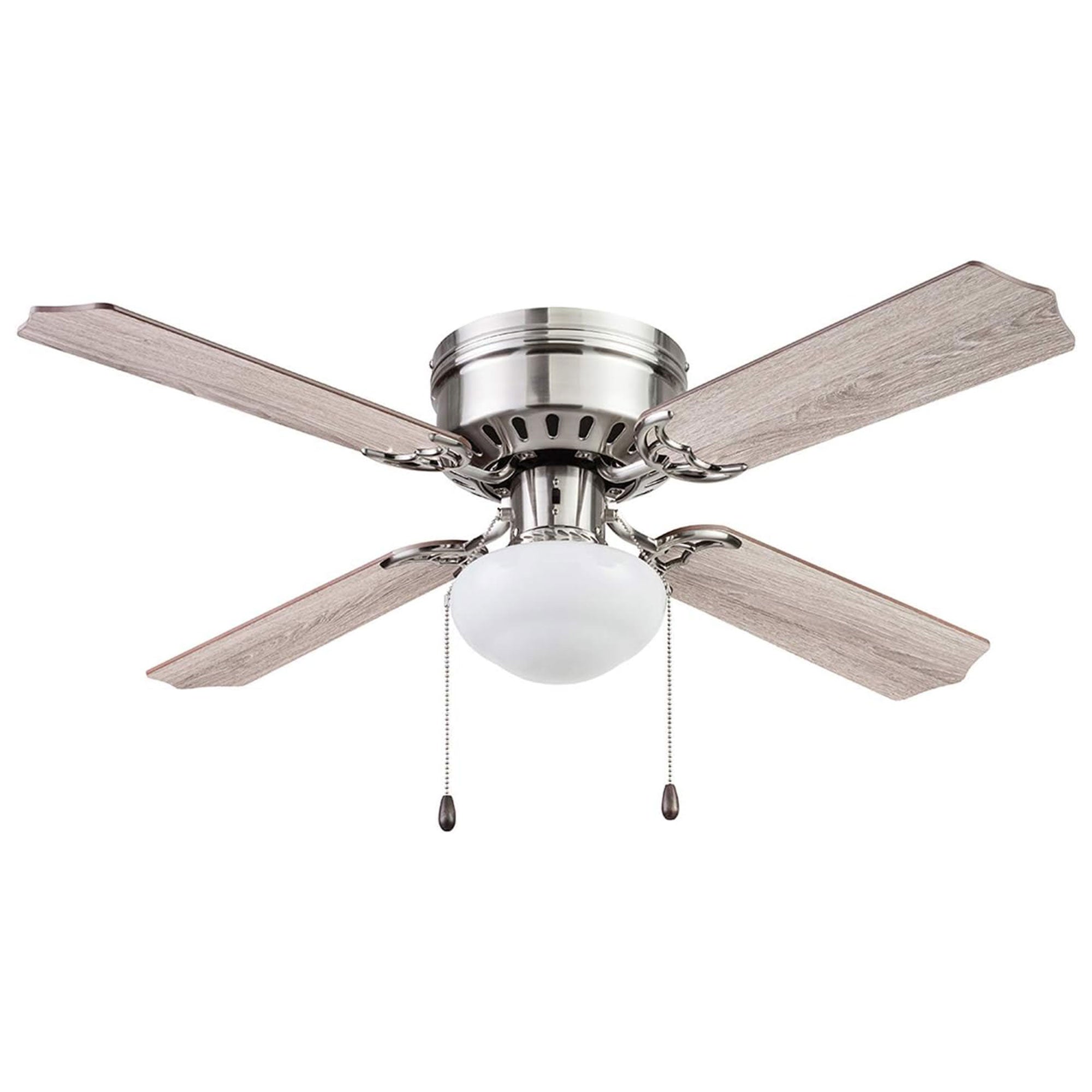 Portage Bay Indoor Ceiling Fan with Reversible Motor, 42", Nickel (Open Box)