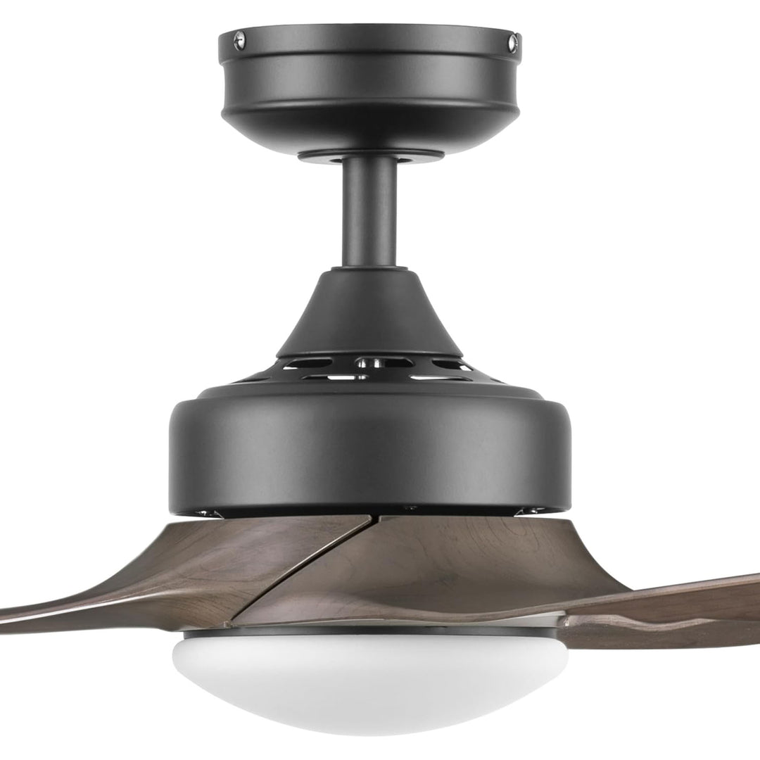 Honeywell Lynton 52" Ceiling Fan w/ Remote, & Reversible Blades, Matte Black