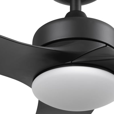Honeywell Lynton 52" Ceiling Fan w/ Remote, & Reversible Blades, Matte Black - VMInnovations