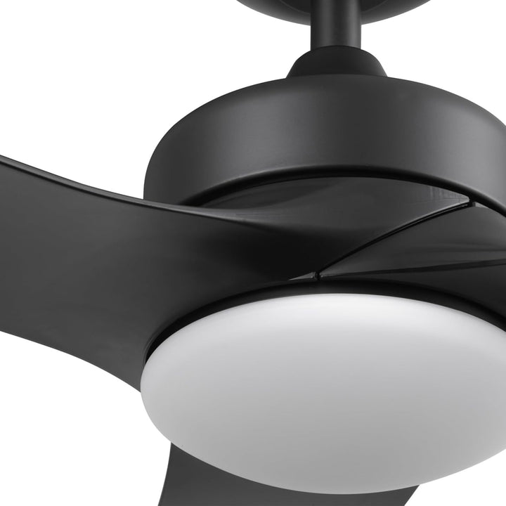 Honeywell Lynton 52" Ceiling Fan w/ Remote, & Reversible Blades Black (Open Box)