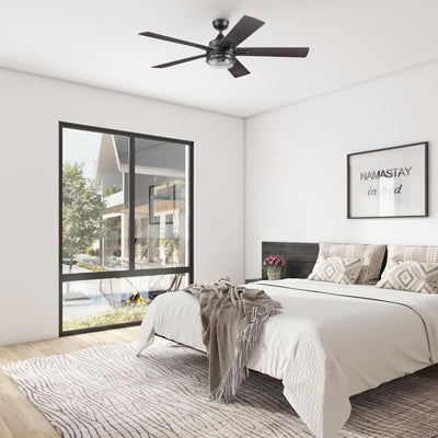 Honeywell Myers Park 52" Ceiling Fan w/ Remote, & Reversible Blades, (For Parts) - VMInnovations