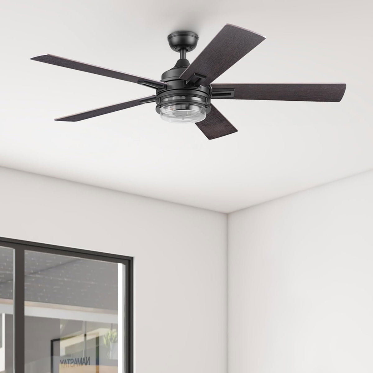 Honeywell Myers Park 52" Ceiling Fan w/ Remote, & Reversible Blades (Open Box) - VMInnovations