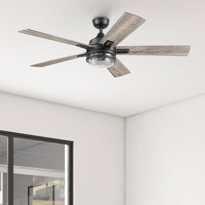 Honeywell Myers Park 52" Ceiling Fan w/ Remote, & Reversible Blades, (For Parts) - VMInnovations