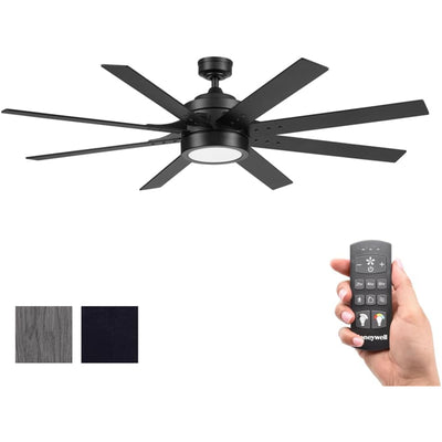 Honeywell Xerxes 62" Ceiling Fan w/ Remote, & Reversible Blades (Open Box)
