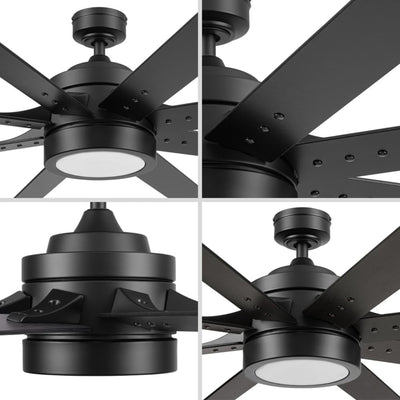 Honeywell Xerxes 62" Ceiling Fan w/ Remote, & Reversible Blades (Open Box)