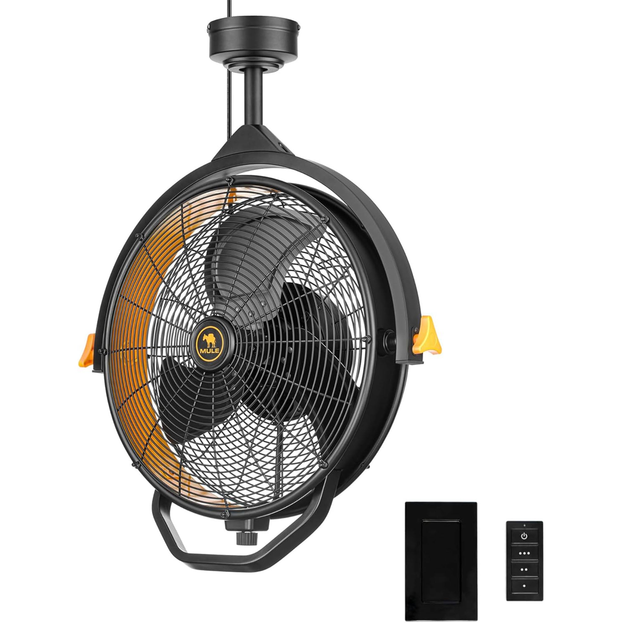 Mule 18" Fan XL, Dual Height Ceiling Mounting, Standard 3-Prong Plug (For Parts)