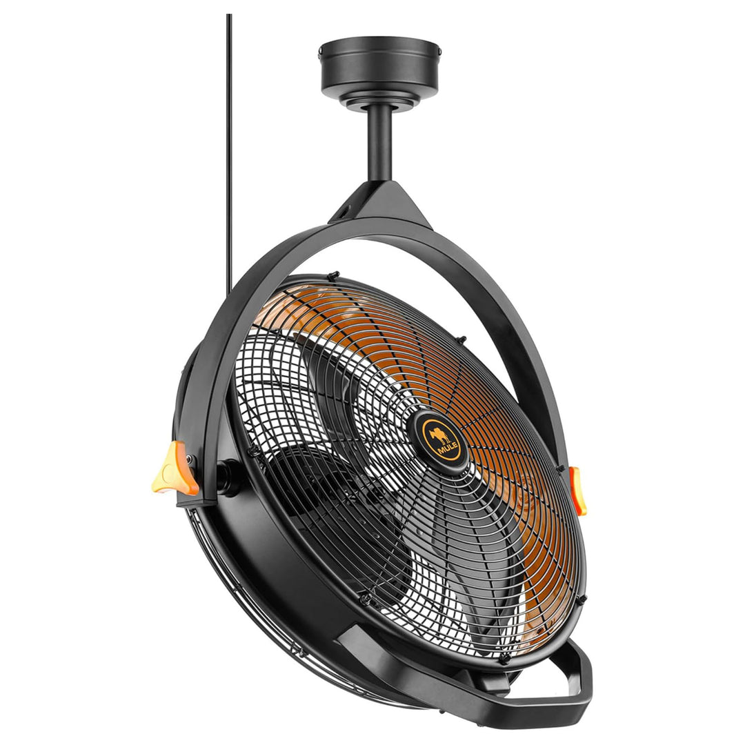 Mule 18" Fan XL, Dual Height Ceiling Mounting, Standard 3-Prong Plug (Open Box)