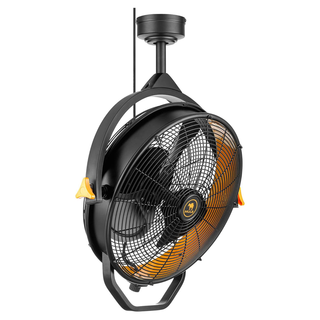 Mule 18" Fan XL, Dual Height Ceiling Mounting, Standard 3-Prong Plug (Open Box)