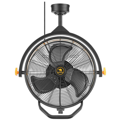 Mule 18" Fan XL, Dual Height Ceiling Mounting, Standard 3-Prong Plug (Open Box) - VMInnovations