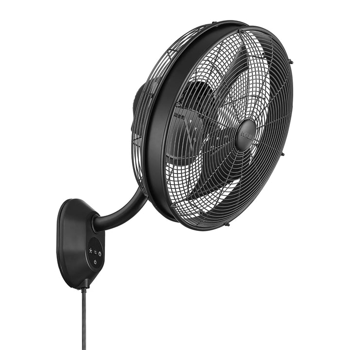 Mule 18" Wet-Rated Oscillating Fan with Remote Control, Wall Mount, and 3 Speeds