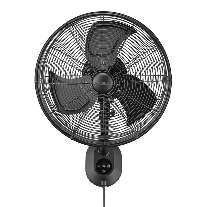 Mule Oscillating Fan w/ Remote, 18 Inch Wall Mount Fan for Workshop (Open Box)