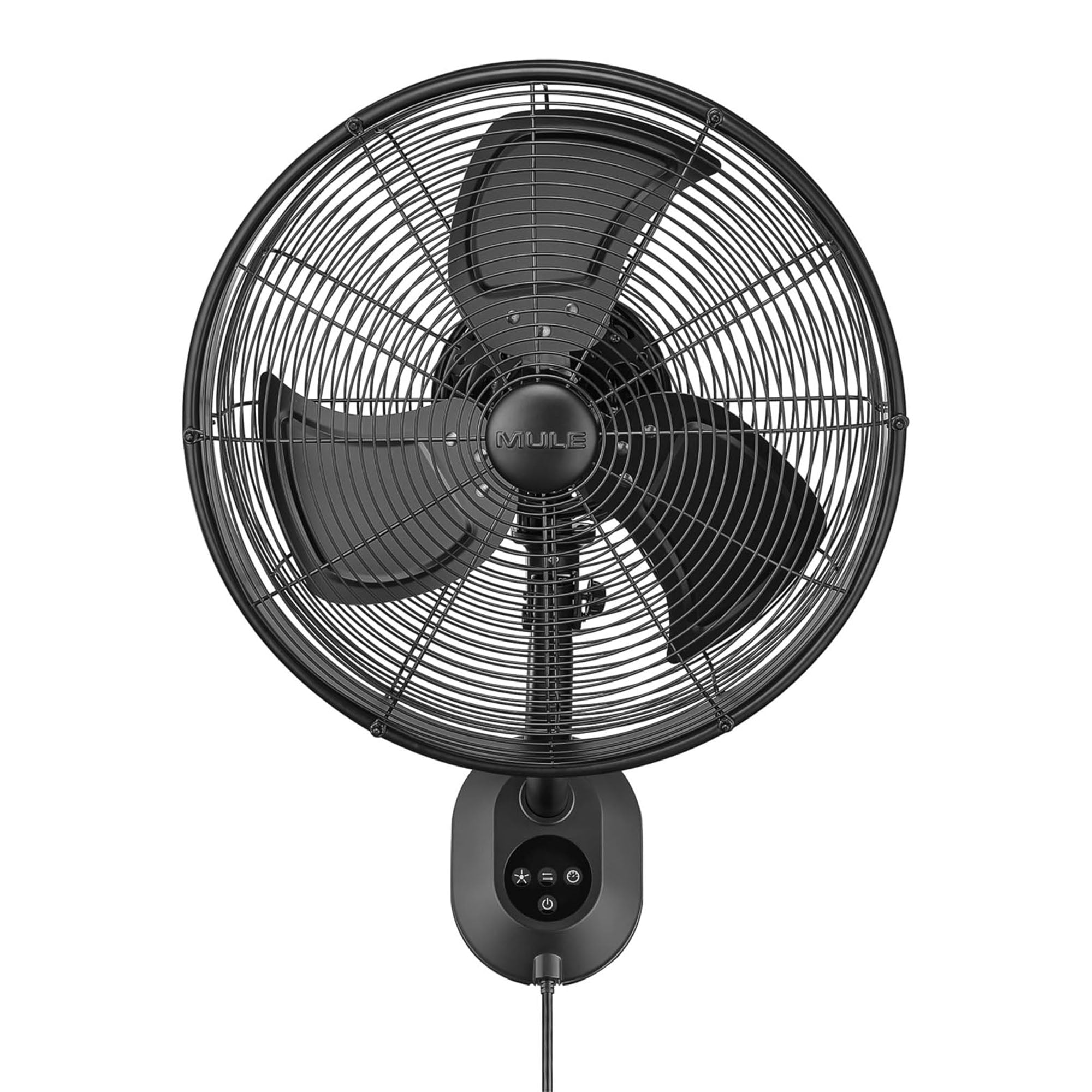 Mule 18" Wet-Rated Oscillating Fan with Remote Control, Wall Mount (Open Box)