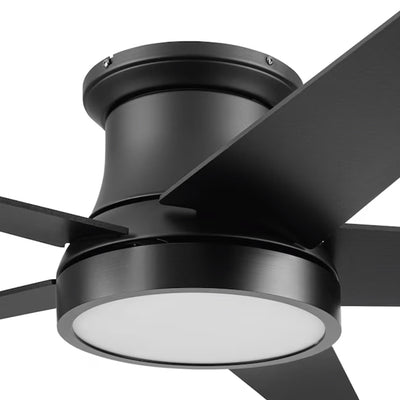 Honeywell 52" Modern Ceiling Fan LED Remote 5 Blade Indoor Tynesdale, (Open Box)