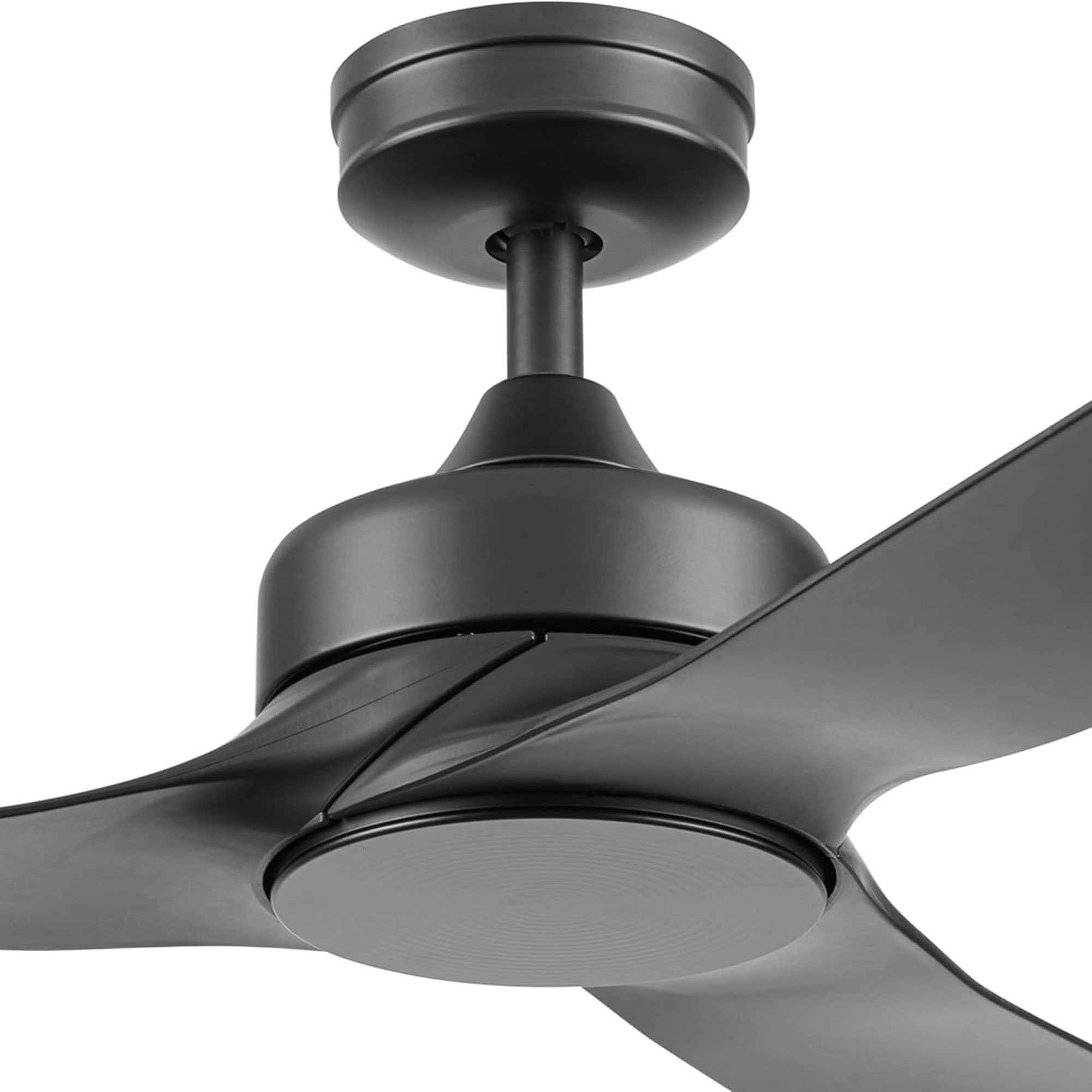 Honeywell 52" Ceiling Fan w/ Remote, & Reversible Blades, Matte Black (Open Box) - VMInnovations
