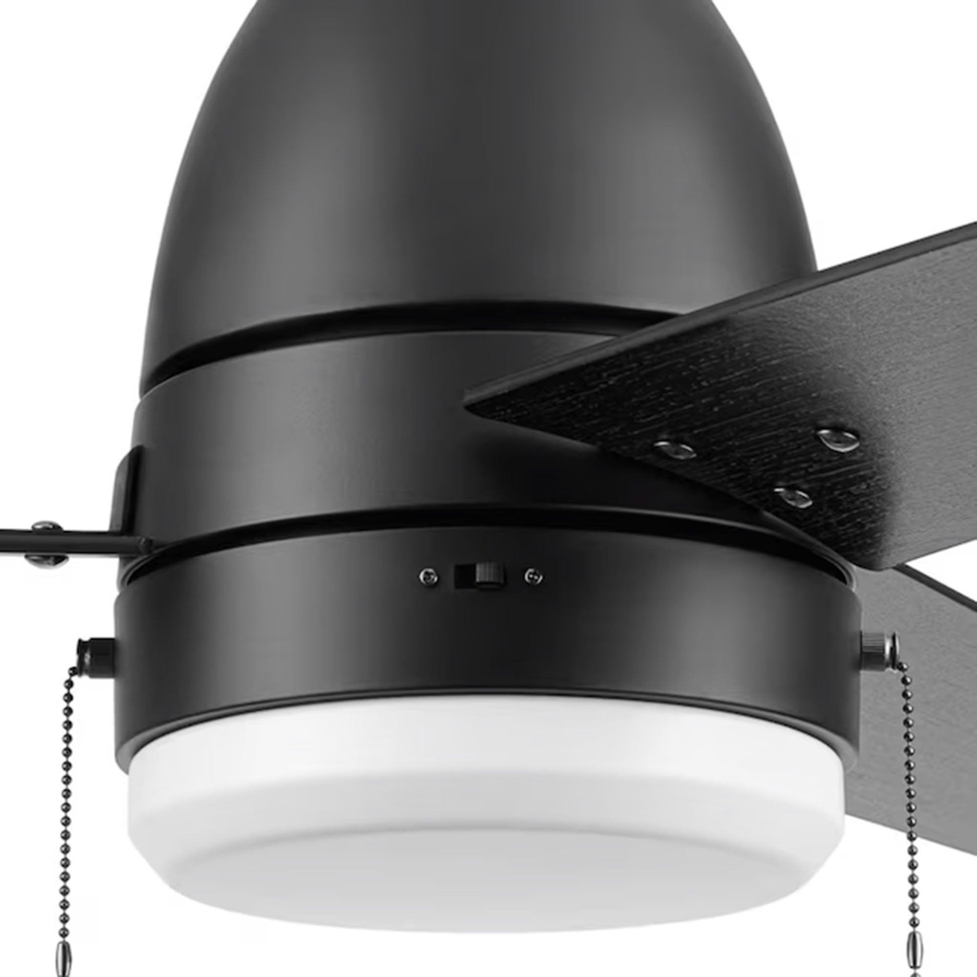 Prominence Home Fawn 44" Ceiling Fan w/Light, Remote, & 3 Blades, Black/Chestnut - VMInnovations