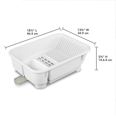 Sterilite Sink Set, Kitchen Inclined Drain Board for Flatware & Cutlery, 6 Pack