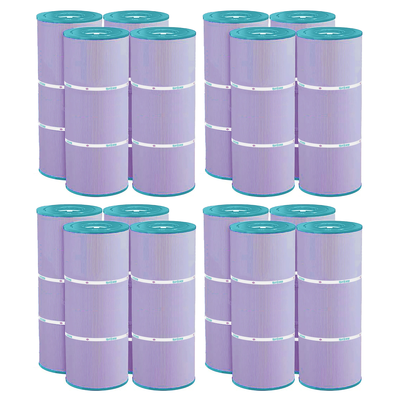 Hurricane 16 Pack HF56SV-04P Platinum Purple Pool Filter Cartridge Replacement - VMInnovations