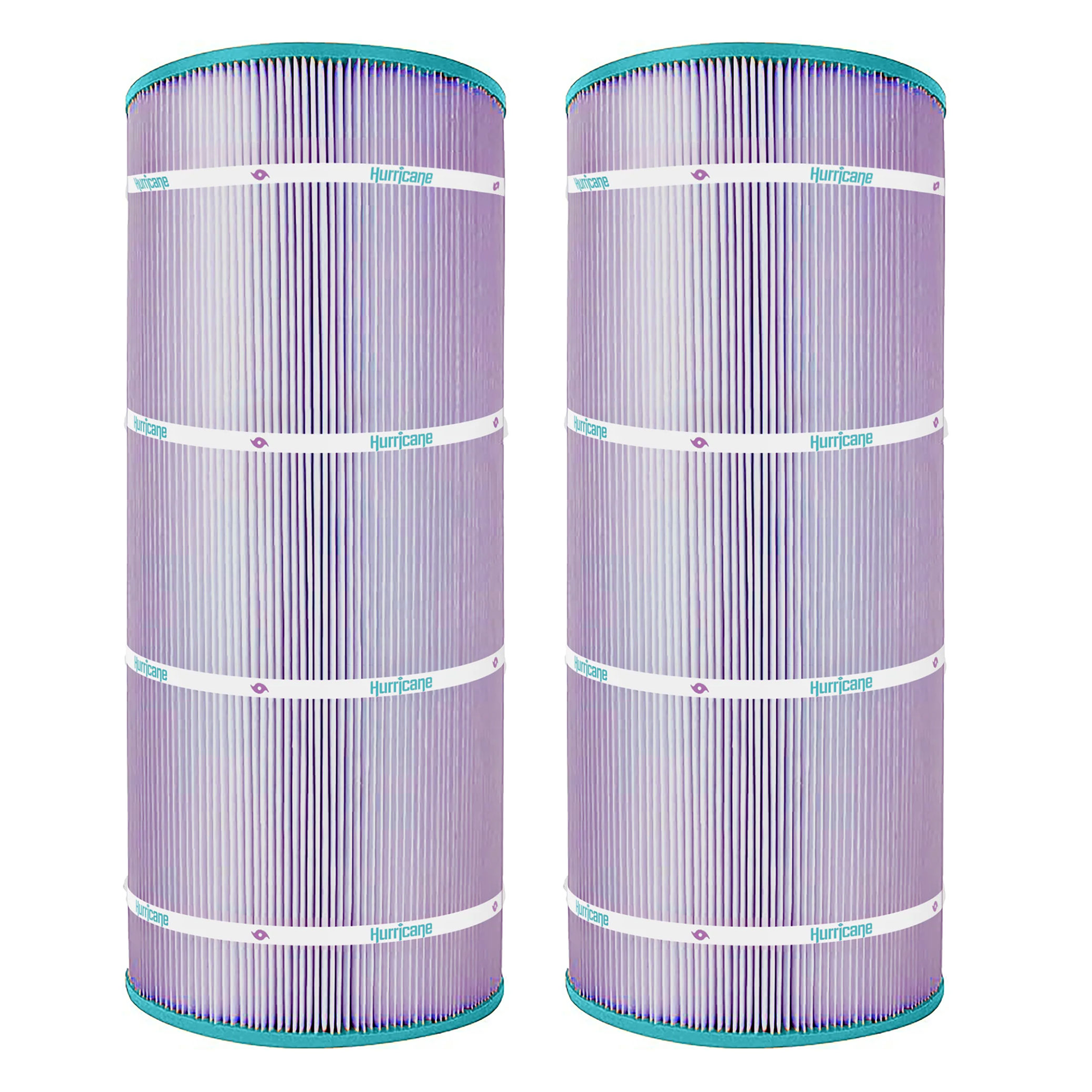 Hurricane 2 Pack HF9410-01P Platinum Purple Pool Filter Cartridge Replacement - VMInnovations