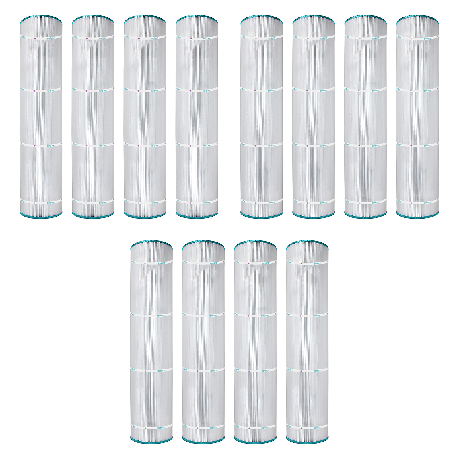 Hurricane 12 Pack HF7495-04 Advanced Pool and Spa Filter Cartridge Replacement - VMInnovations