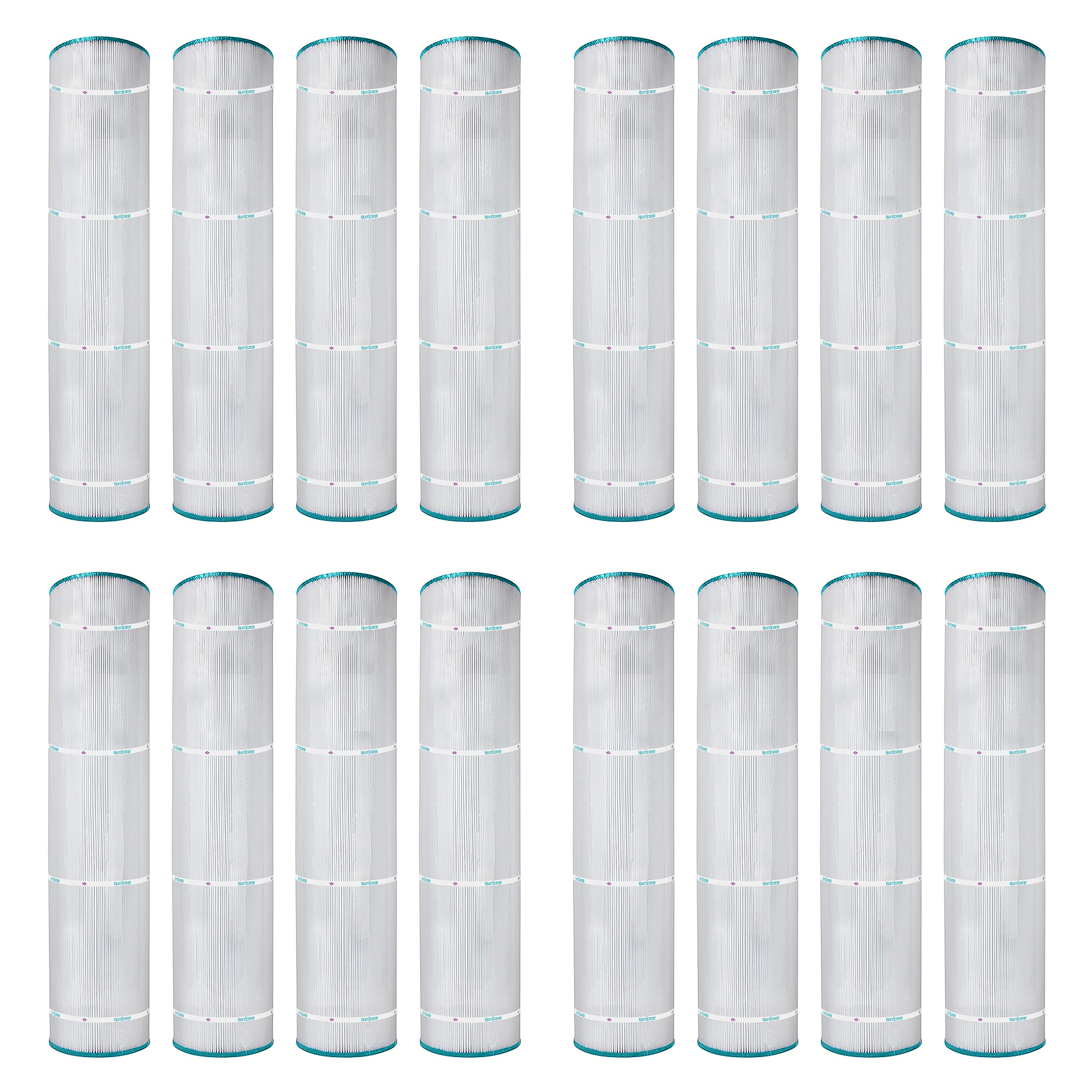 Hurricane 16 Pack HF7495-04 Advanced Pool and Spa Filter Cartridge Replacement - VMInnovations