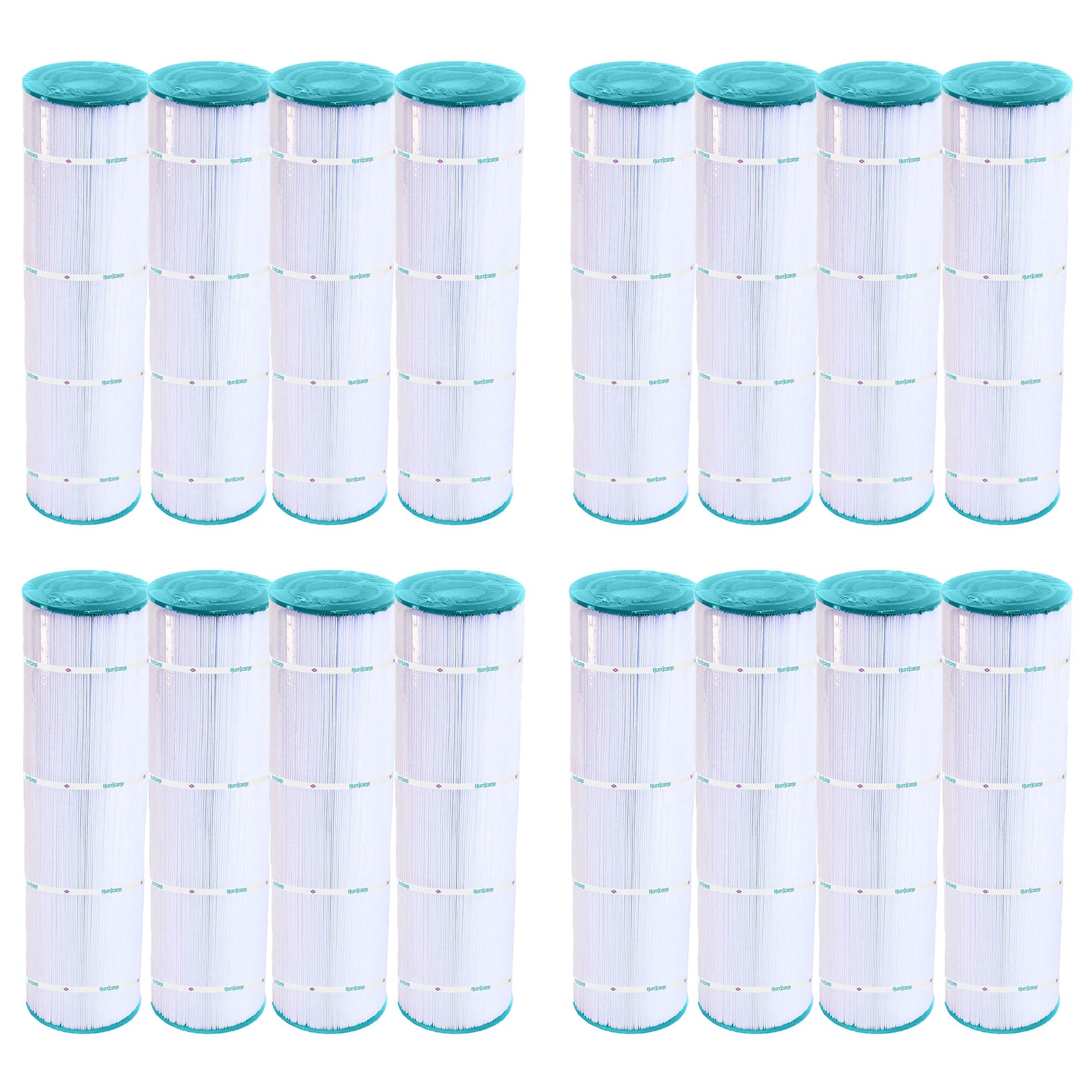 Hurricane 16 Pack HF7489-04 Advanced Pool and Spa Filter Cartridge Replacement - VMInnovations
