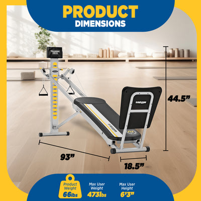 Total Gym FIT Ultimate Home Fitness Full Body Workout Exercise Machine(Open Box)