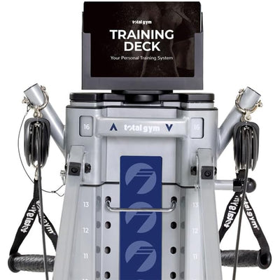 Total Gym Evolve Home Fitness Full Body Workout Exercise Machine, Blue(Open Box) - VMInnovations