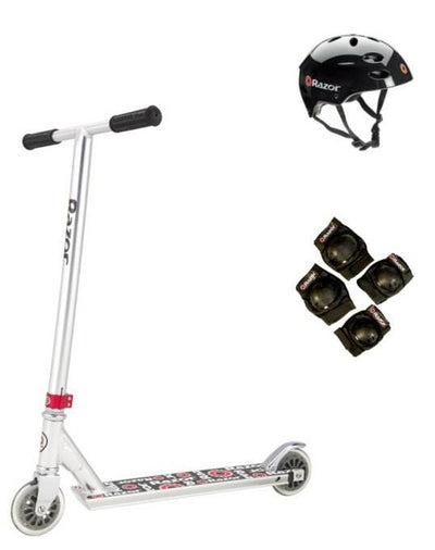 Razor Pro XX Deluxe Model Push/Kick Scooter with Helmet, Elbow & Knee Pads
