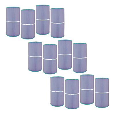 Hurricane 12 Pack HF7469-04P Platinum Purple Pool Filter Cartridge Replacement