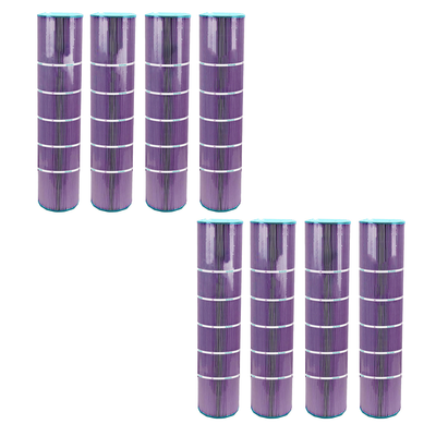 Hurricane 8 Pack HF7472-04P Platinum Purple Pool Filter Cartridge Replacement
