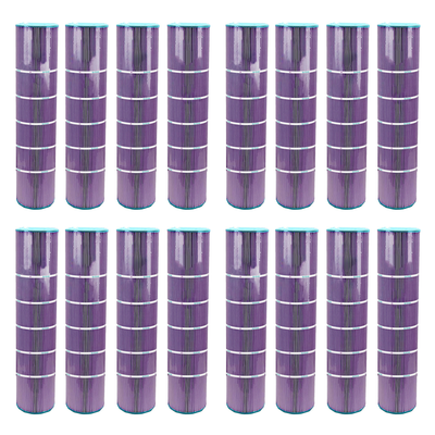 Hurricane 16 Pack HF7472-04P Platinum Purple Pool Filter Cartridge Replacement