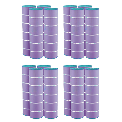 Hurricane 16 Pack HF7488-04P Platinum Purple Pool Filter Cartridge Replacement