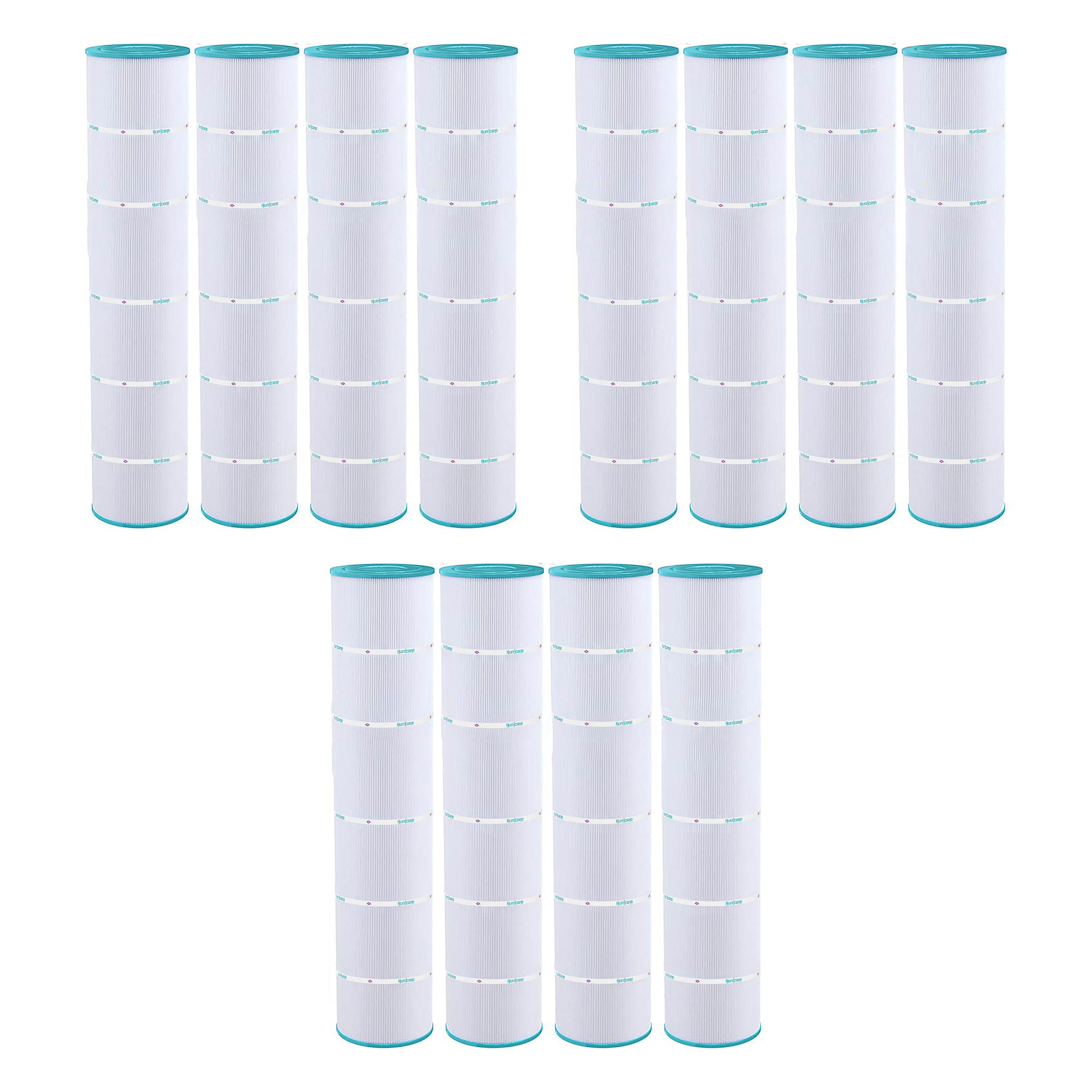 Hurricane 12 Pack HF7482-04 Advanced Pool and Spa Filter Cartridge Replacement - VMInnovations
