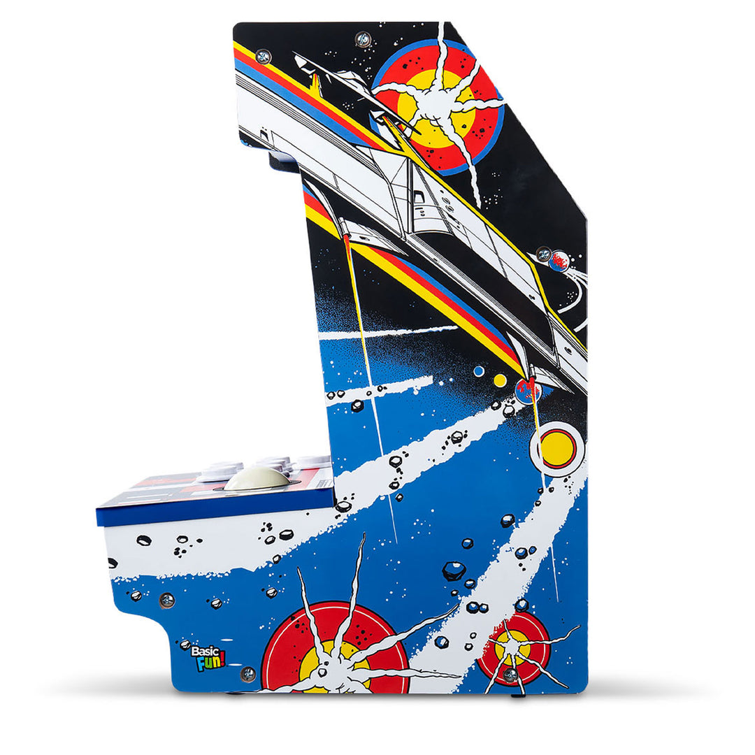 Arcade Classics Atari Asteroids Counter Series Arcade Game w/ screen(For Parts)