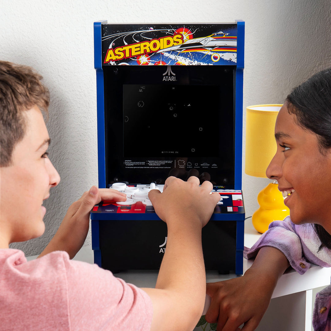 Arcade Classics Atari Asteroids Counter Series Arcade Game w/ screen(For Parts)