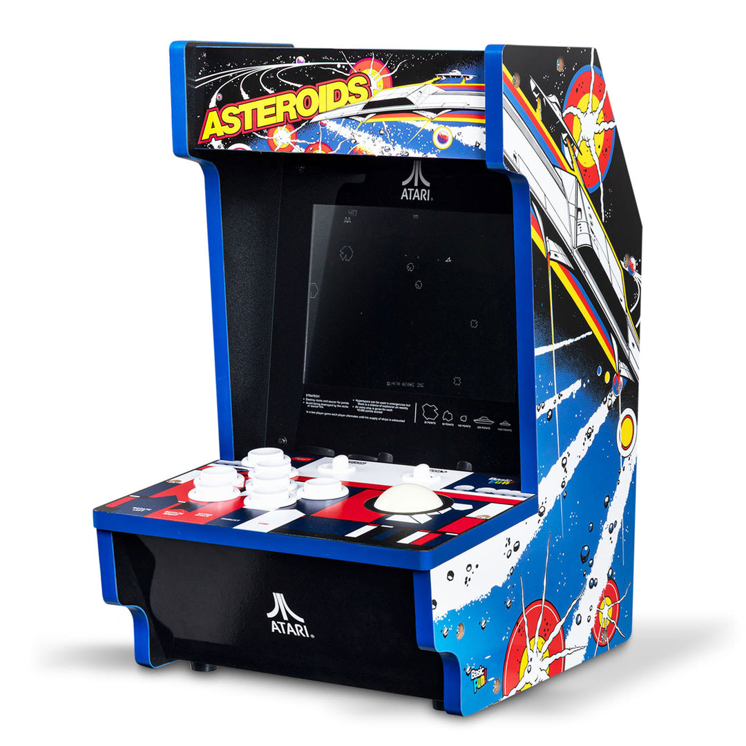 Arcade Classics Atari Asteroids Counter Series Arcade Game with 8 Inch Screen