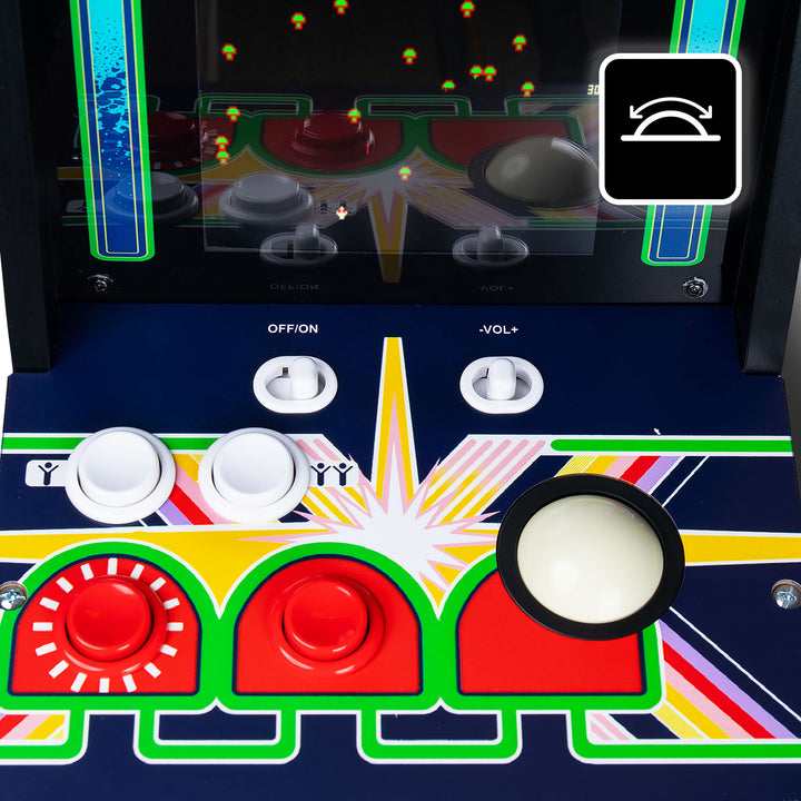 Arcade Classics Atari Centipede Counter Series Arcade Game with 8 Inch Screen
