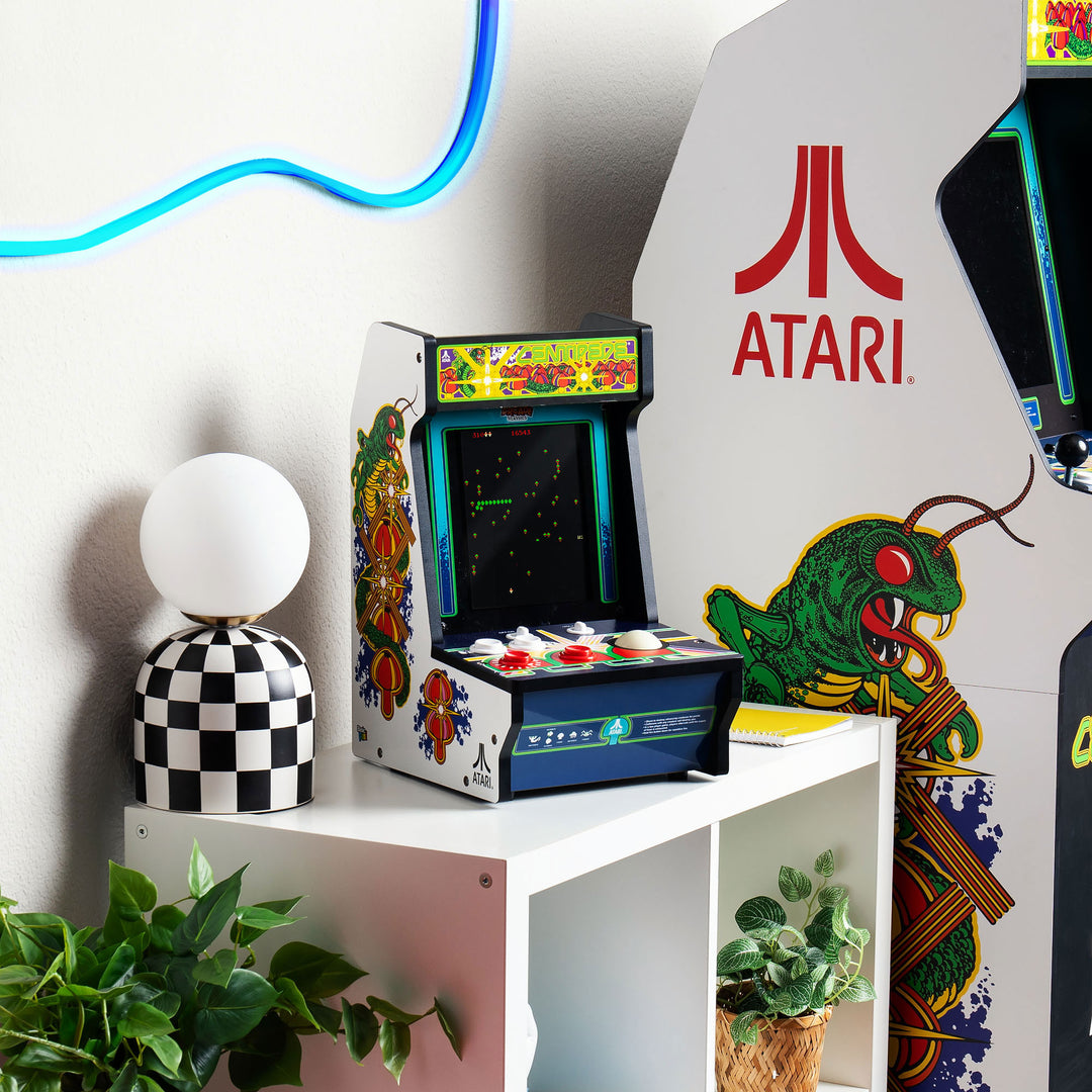 Arcade Classics Atari Centipede Counter Series Arcade Game with 8 Inch Screen