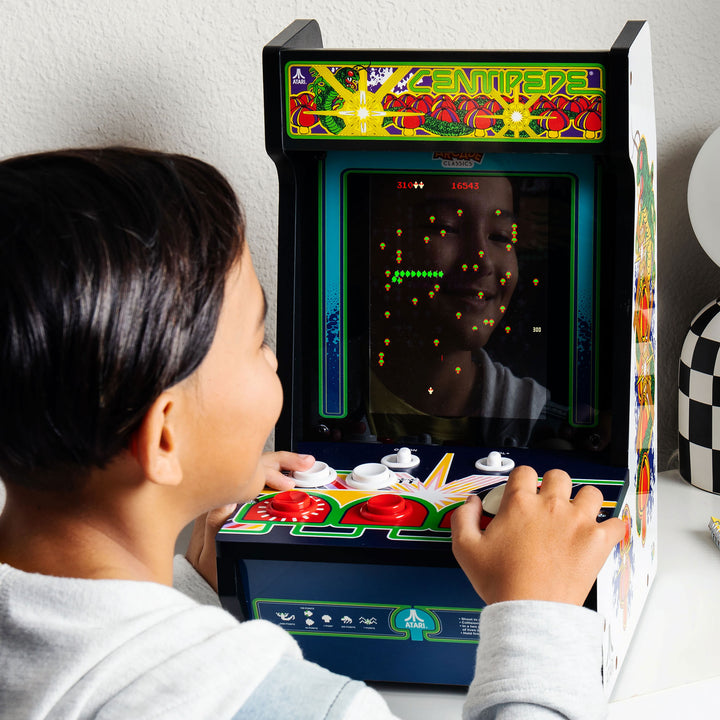 Arcade Classics Atari Centipede Counter Series Arcade Game with 8 Inch Screen