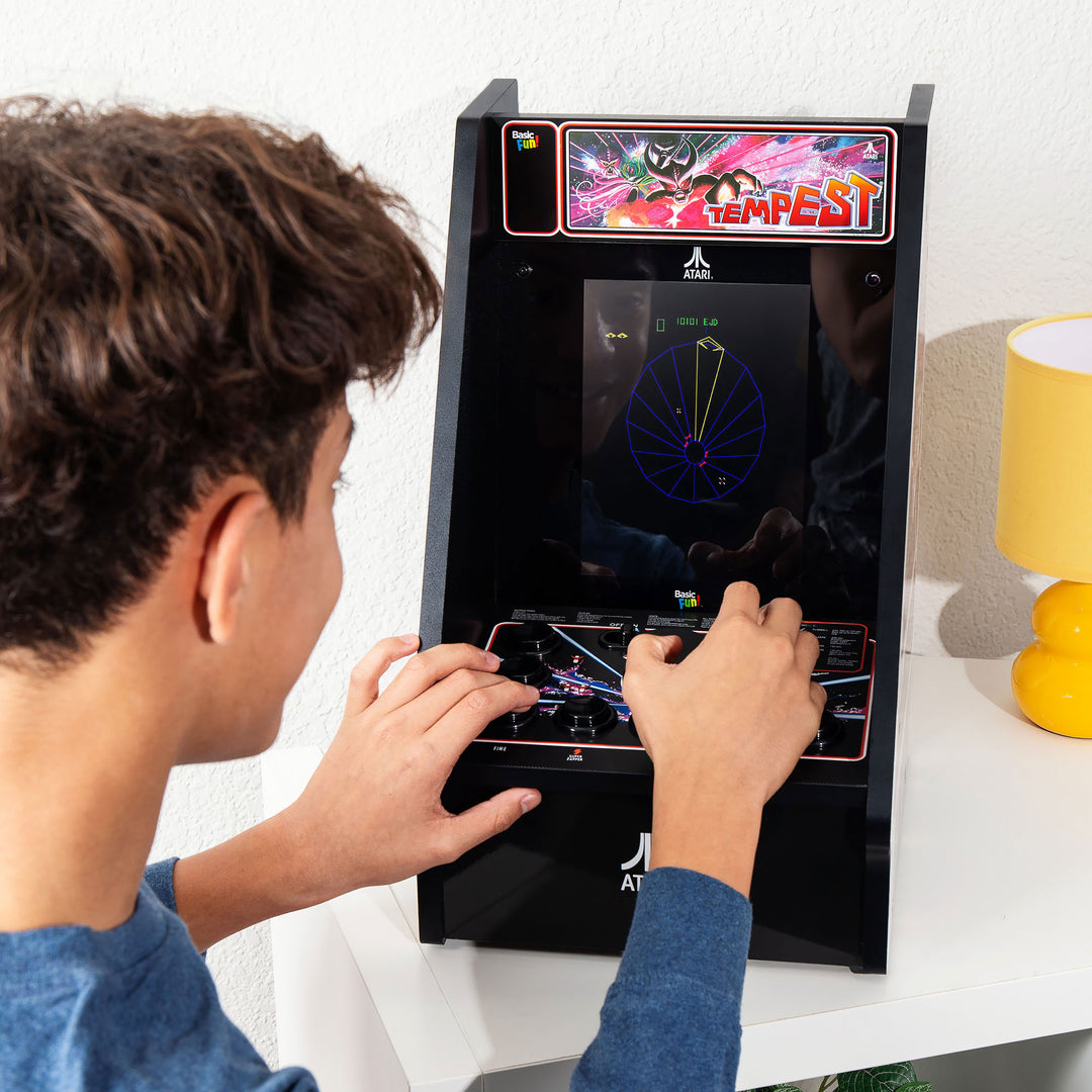 Arcade Classics Atari Tempest Counter Series Arcade Game with 8 Inch Screen