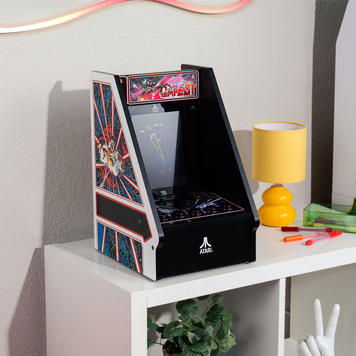Arcade Classics Atari Tempest Counter Series Arcade Game with 8 Inch Screen