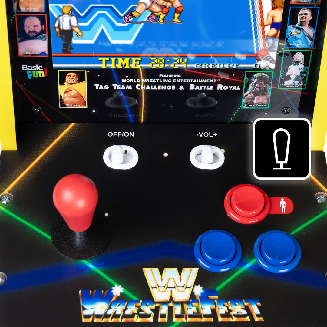 Arcade Classics WWE Counter Series Game with 8" Liquid Crystal Screen & 4 Games