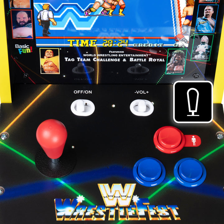 Arcade Classics WWE Counter Series Game with 8" Liquid Crystal Screen & 4 Games