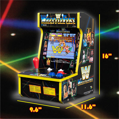 Arcade Classics WWE Counter Series w/8" Crystal Screen & 4 Games (Open Box)