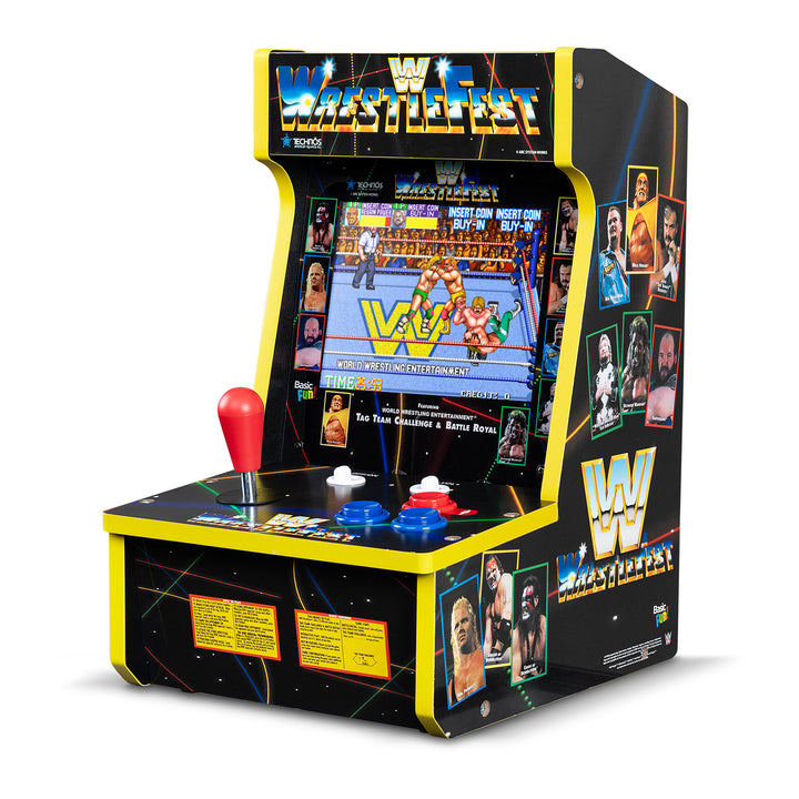 Arcade Classics WWE Counter Series w/8" Crystal Screen & 4 Games (Open Box)