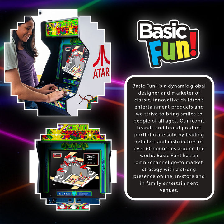 Arcade Classics Atari Ultra Series Arcade Game Cabinet with 17" Screen